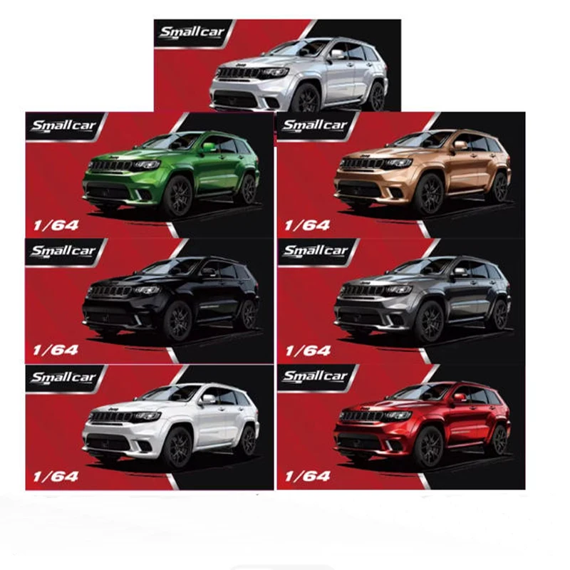 

Маленький автомобиль, масштаб 1:64, JEEP Grand Cherokee, имитация сплава, модель автомобиля, статический дисплей, Коллекционная игрушка, подарок, орнамент, сувенир