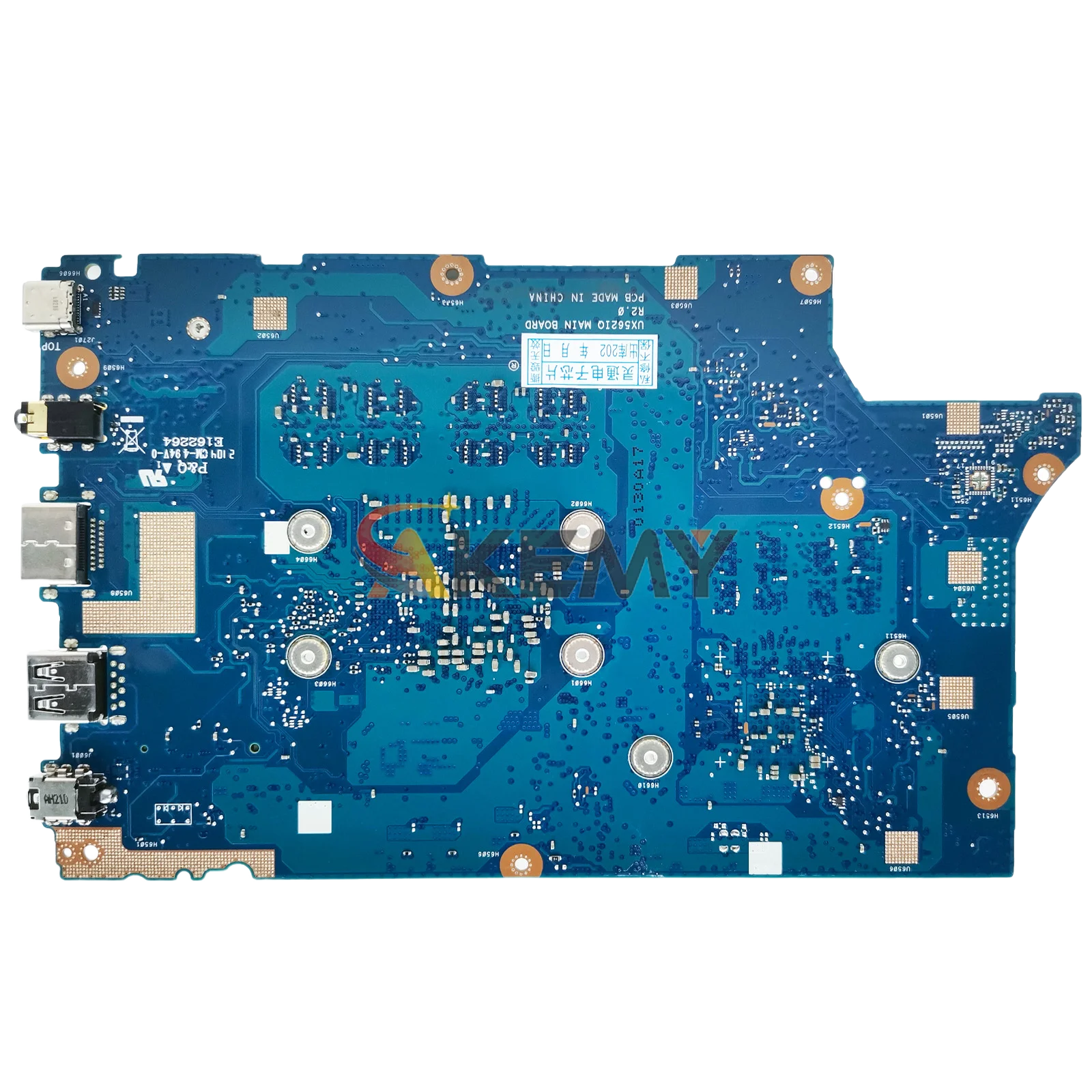 Ux562iq placa-mãe do portátil para asus zenbook q562fdx ux56iq ux562 q562f notebook mainboard com r3 r5 r7 cpu 100% testes ok stk