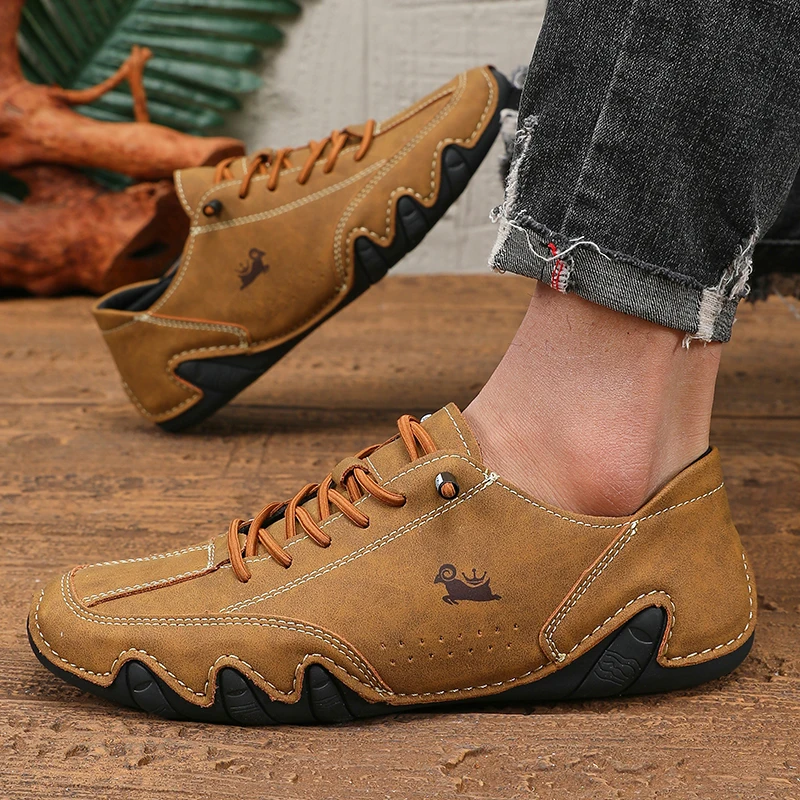 

Мужские туфли-оксфорды высокого качества, противоскользящая обувь, классическая модная повседневная дышащая легкая уличная противоскользящая обувь в стиле ретро в стиле ретро