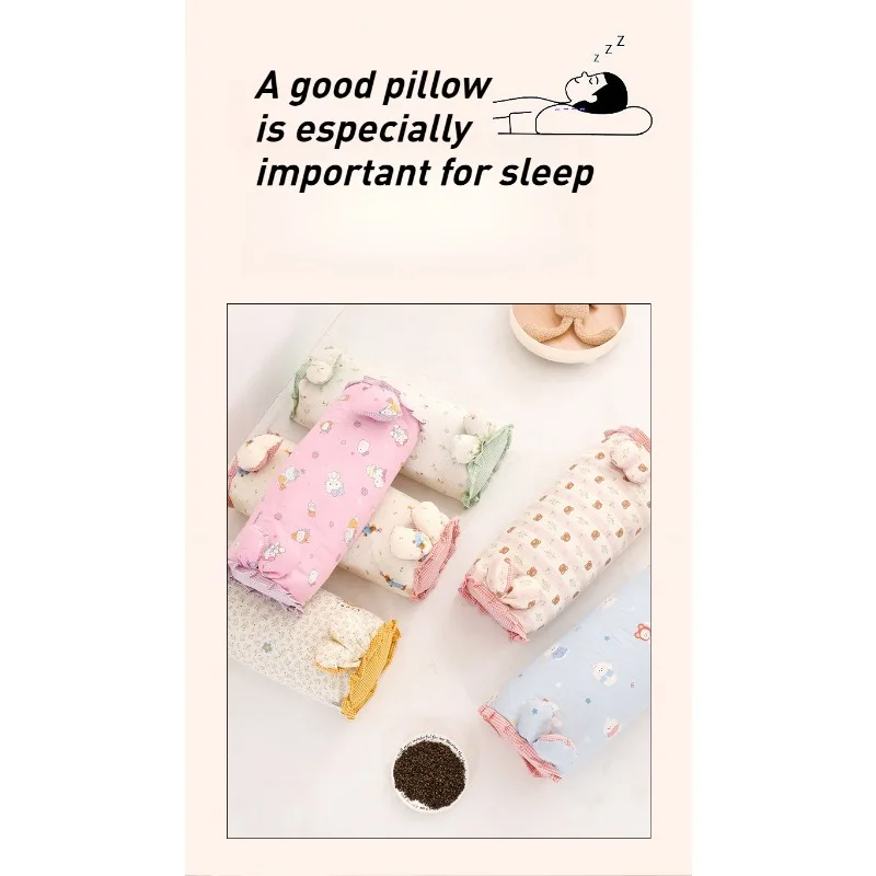 وسادة الحنطة السوداء الكاملة من القطن الخالص تحمي العمود الفقري العنقي ويساعد على النوم وسادة رمي الطالب وسادة صلبة للنوم #3