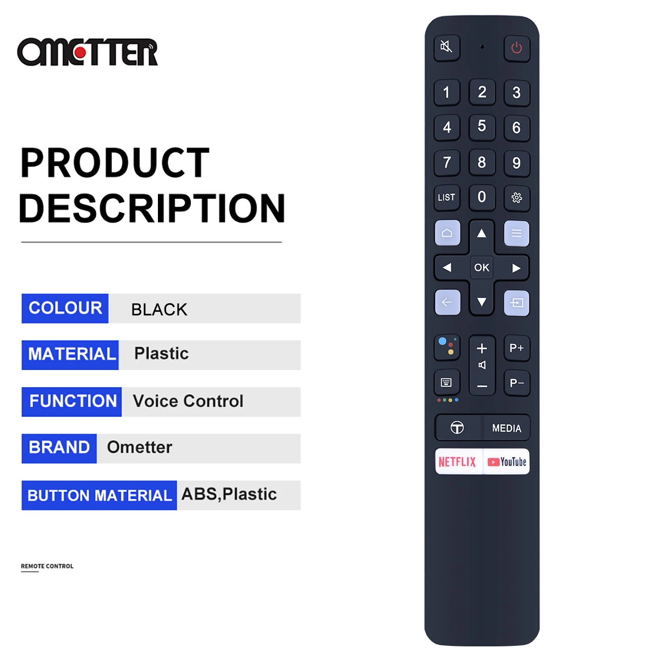 Nowy z pilotem dla TCL Smart TV RC901V FMR1 RC901V FMR7 RC901V FMR5 RC901V FMR3 DRC901V RC901V FMR6 RC901V FMRD 50 p728