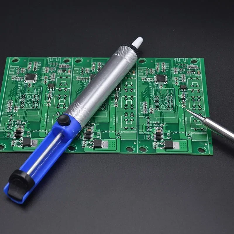 Aluminum Alloy Suction Tin Gun Manual Removal Vacuum Strong High Temperature Hand Welding Tools Desolder Desoldering Pum