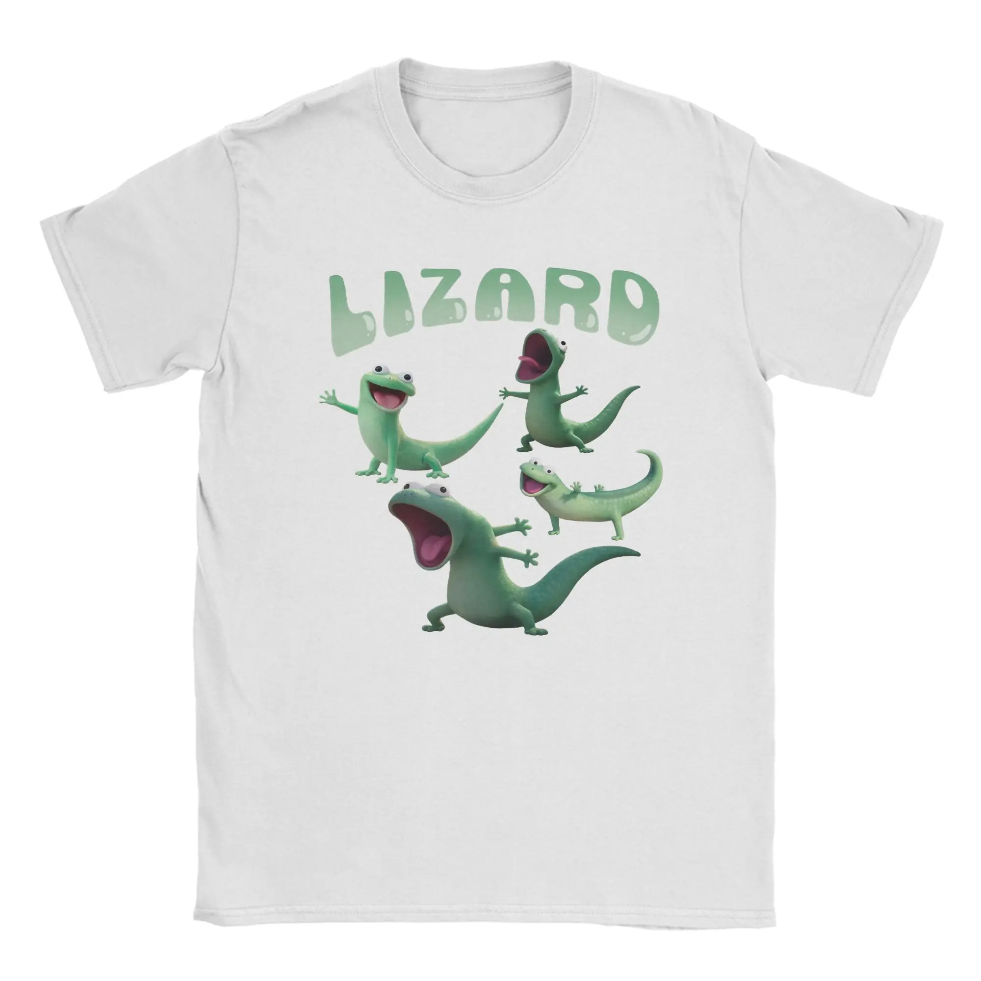 Funny Tom Lizard Meme Animal Lovers T Shirt for Men Women Cotton  for Male T-Shirt Round Neck Hoppers Tees Clothing Printed