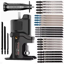 Portable Reciprocating Saw Adapter Electric Drill Modified Electric JigSaw Curve Saw Power Tool for Wood PVC Steel Pipe Cutting