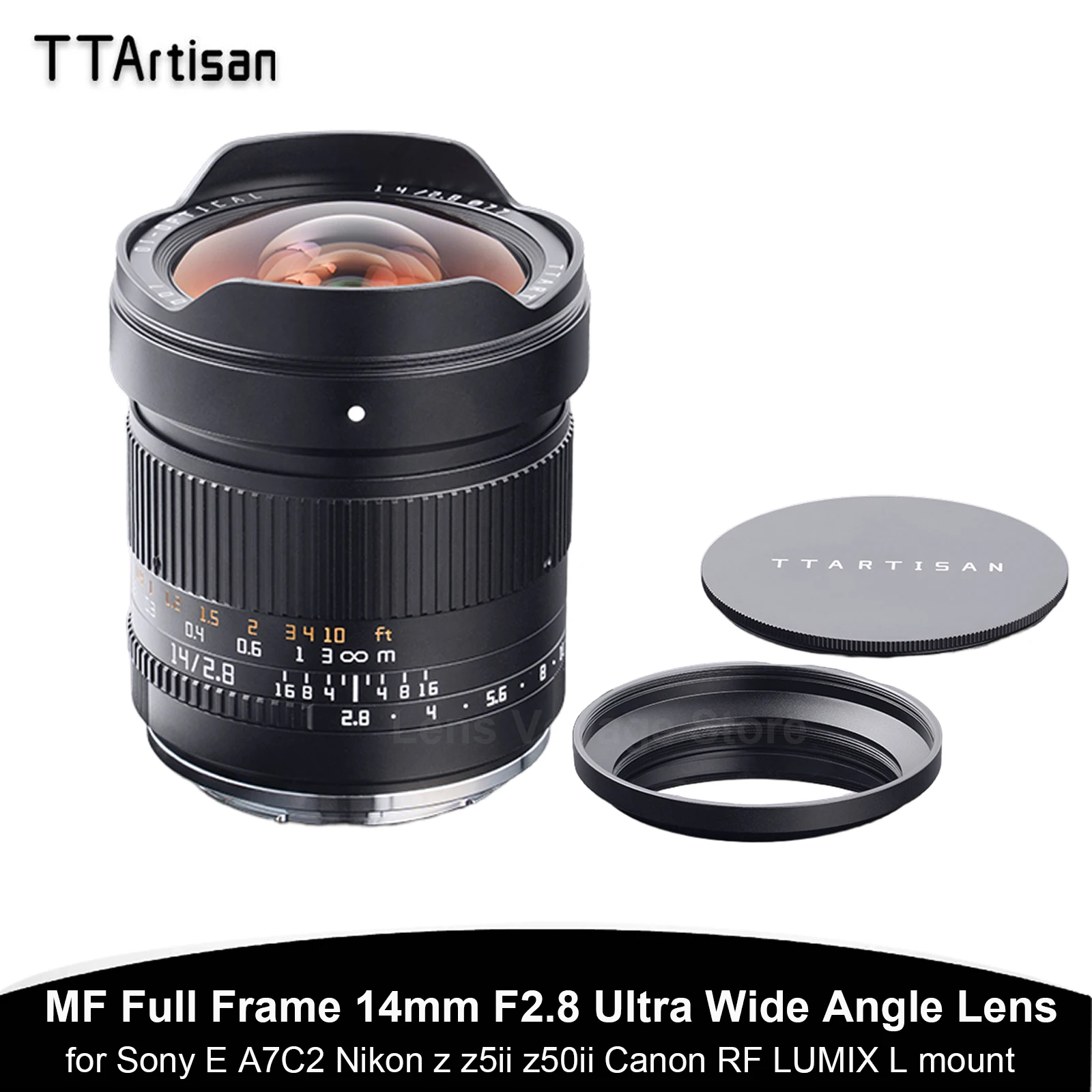 TTArtisan 14mm F2.8 マニュアル超広角レンズ フルサイズ対応