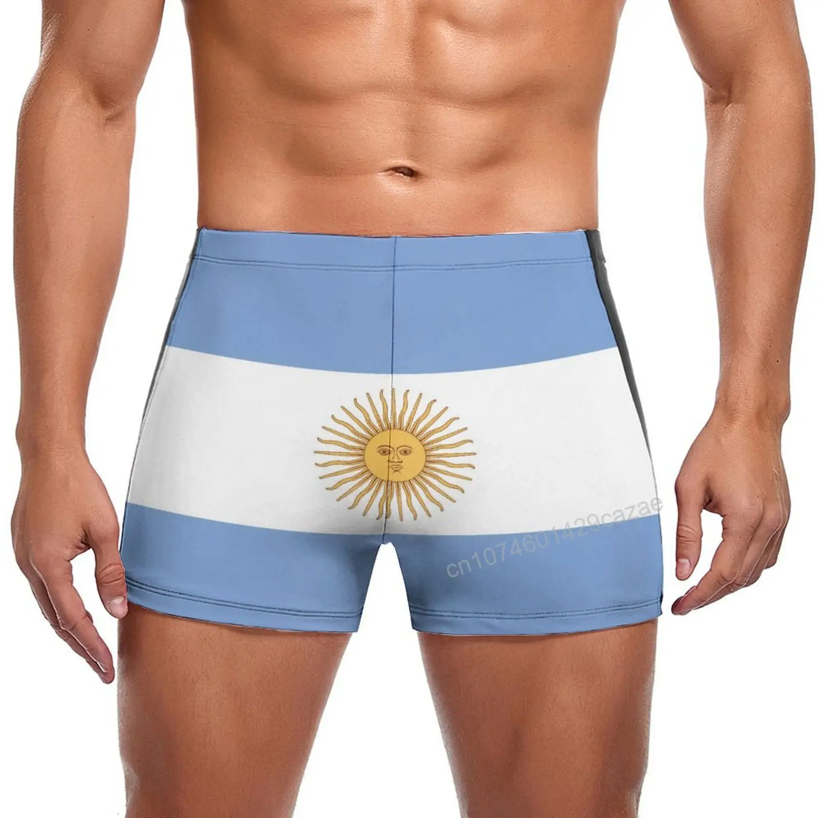 Swimming Trunks Argentina Flag Quick Dry Shorts For Men Swim Beach Short Summer Gift