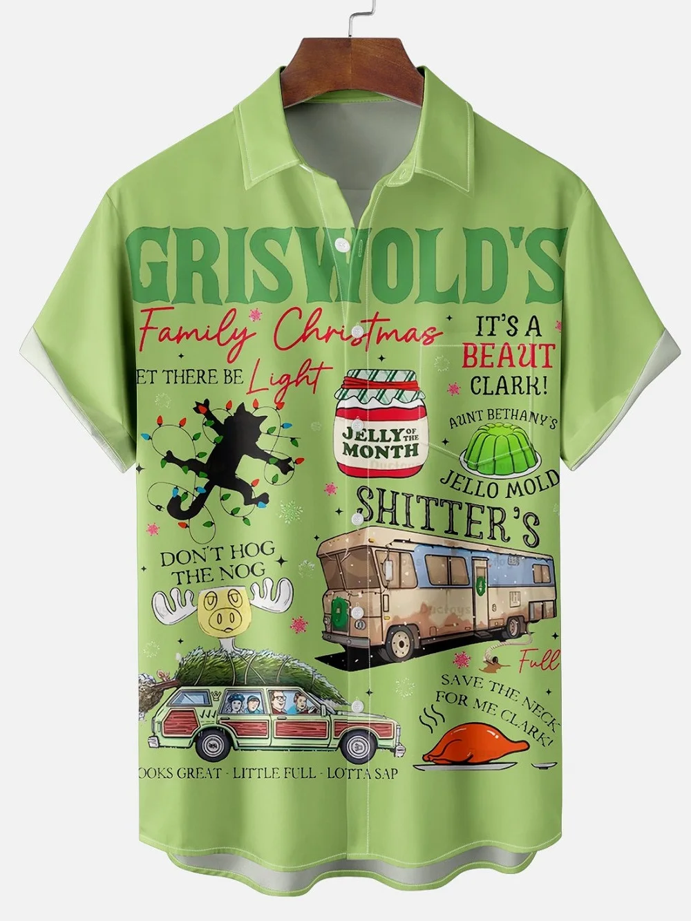 Vintage Men's Shirt Short Sleeve Elegant Printed Button Shirt Summer Beach Shirt Camping Shirt Short Sleeve Men's Formal Shirts