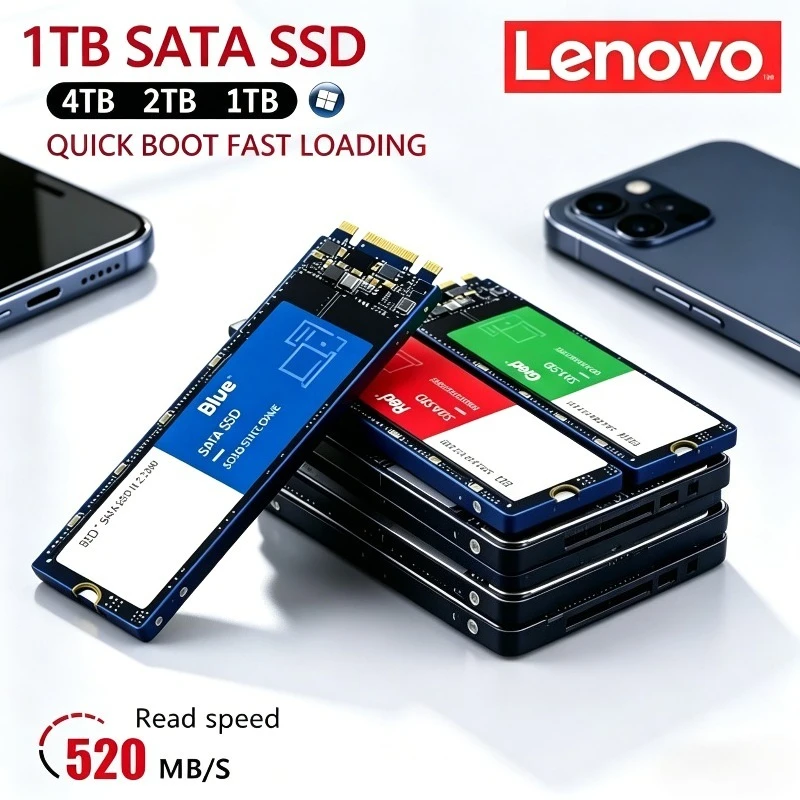 

Твердотельный накопитель Lenovo M.2, высокоскоростной SSD, 1 ТБ, 2 ТБ, 4 ТБ, для внутреннего хранения данных, улучшенная версия