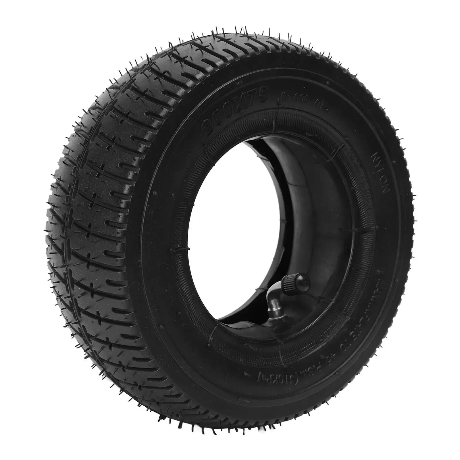 

8 Inch Pneumatic Tire Inflatable Rubber Inner Outer Tire Impact Resistant Explosion Proof for Stable Driving for replacement