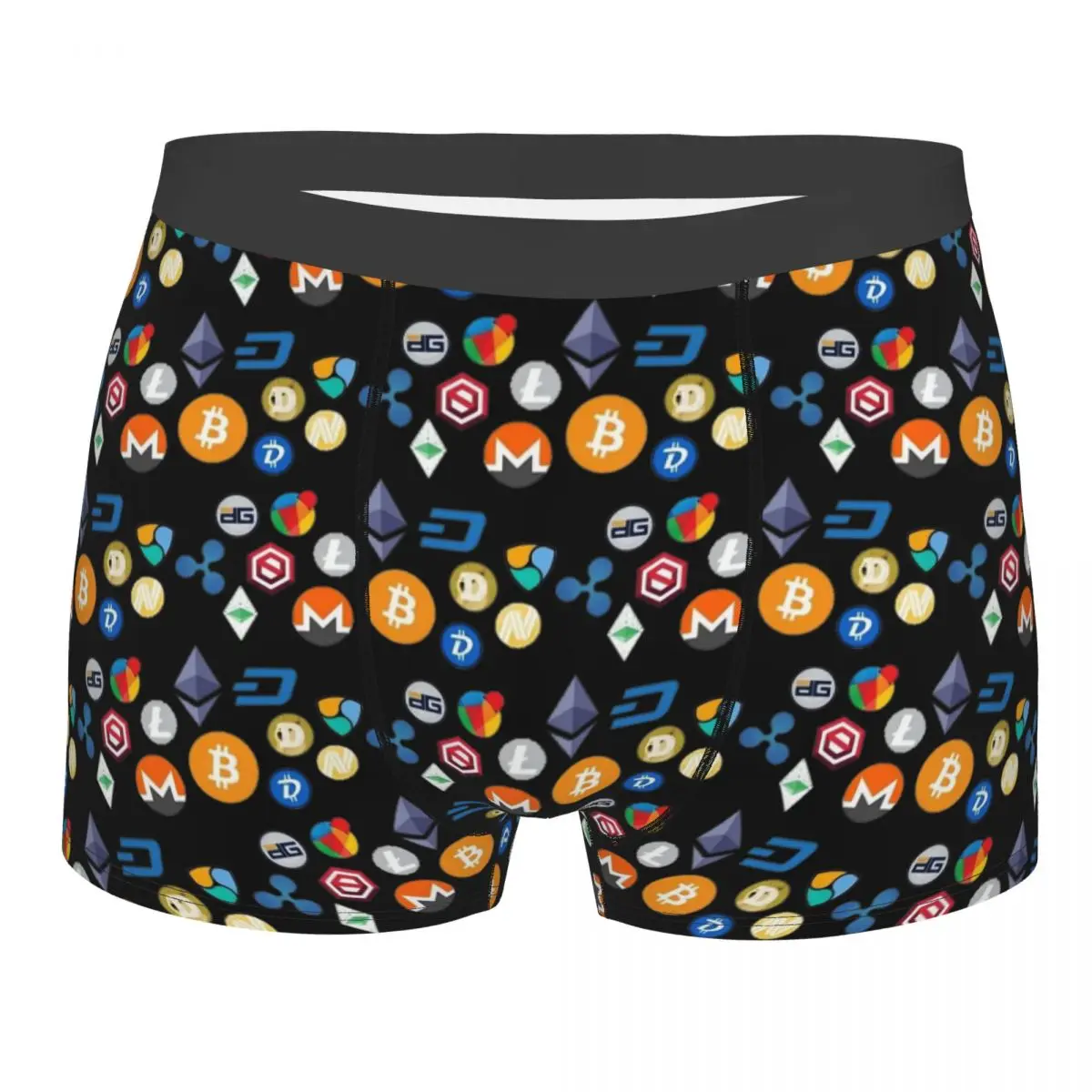 

Crypto Coin Art Crypto Icon Men Underpants Highly Breathable High Quality Birthday Gifts