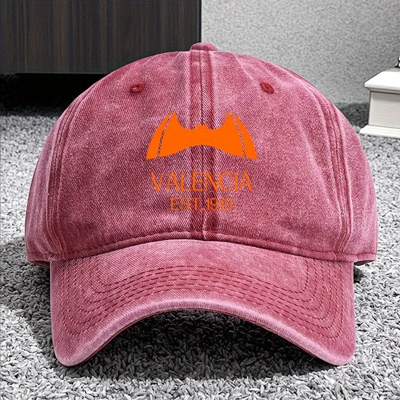 فالنسيا إف سي اسبانيا قبعة بيسبول رياضية لركوب الدراجات قبعة بيسبول عصرية للرجال والنساء متوافقة مع الصيد والسفر في الهواء الطلق