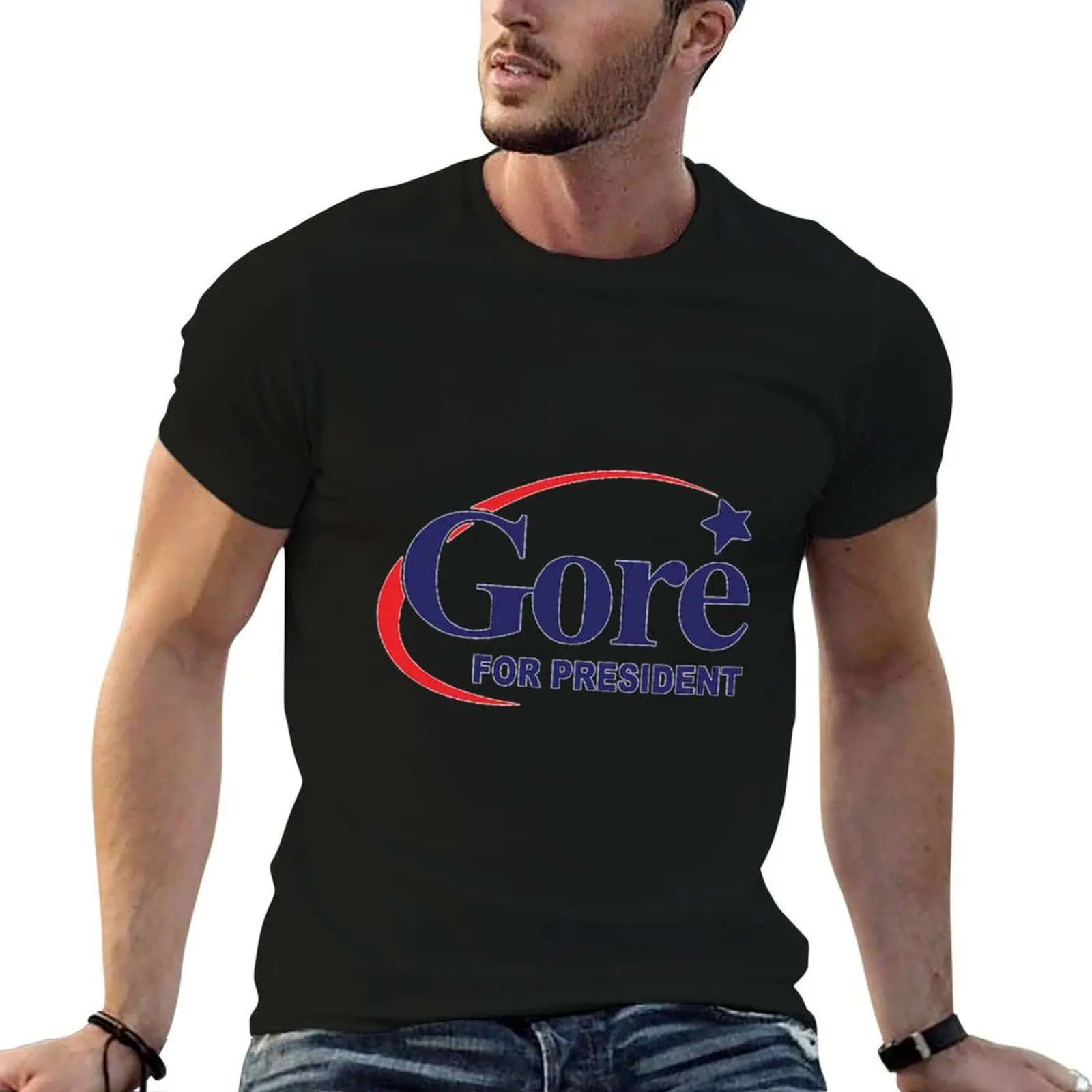 

t Gore President funny T-Shirt for shirts t t shirts Al man graphic shirt anime oversize cotton
