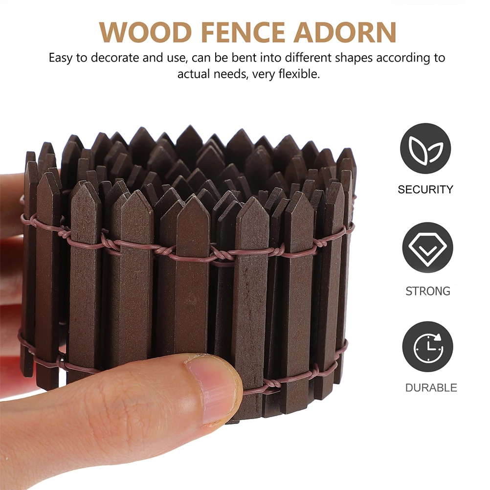 

Wooden Miniature Compact Safe Durable Toy Decor Micro Landscape Garden nament Simulation Wooden Mini Model Use Mini