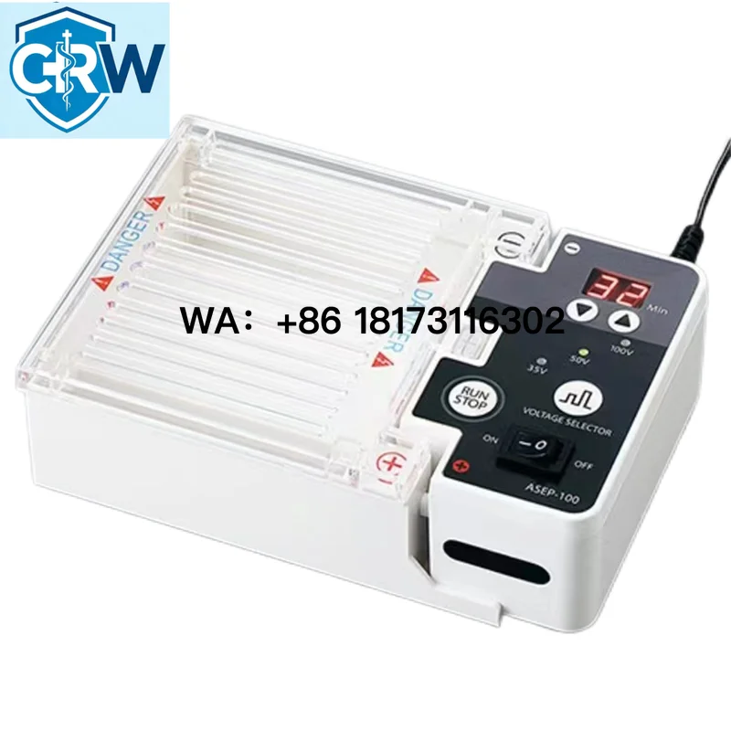 CRW Miniature Horizontal Electrophoresis Device Capillary Hemoglobin Electrophoresis System Hb Dna Rna Electrophoresis Machine