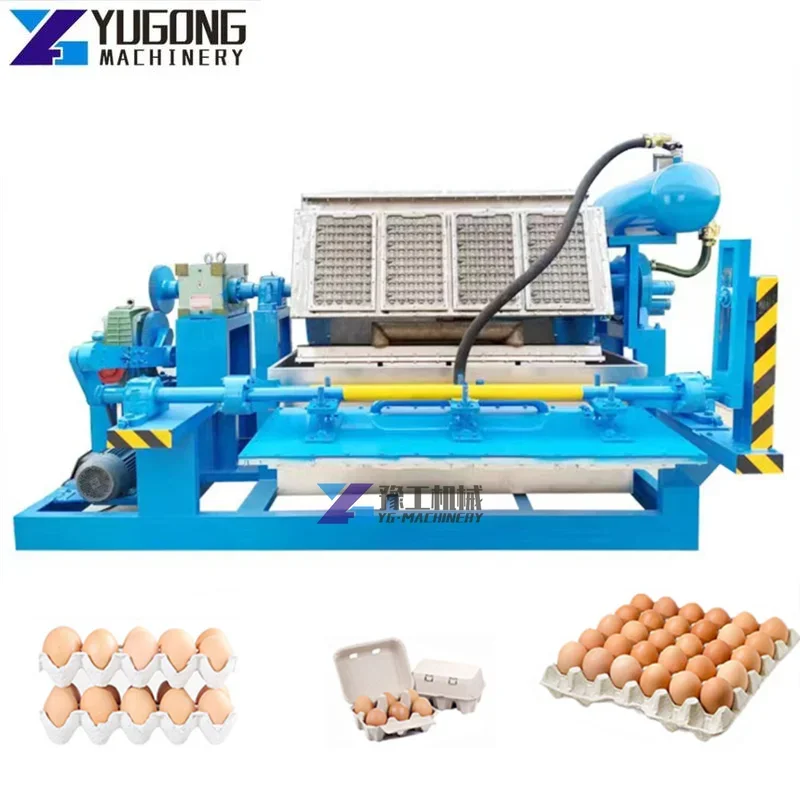 High Efficiency Easy To Install and Maintain Egg Tray Machine Wholesale Paper Pulp Egg Machine Making Tray D Eggs Algerie