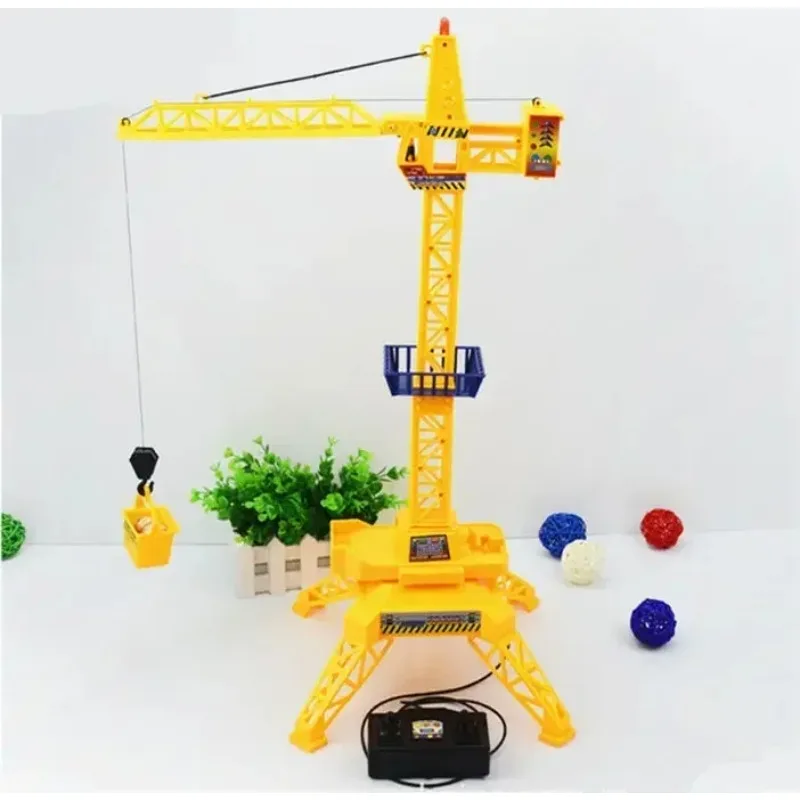Symulacja Koparki Zabawka Nowy Dziwny Sterowany Przewodami Żuraw Budowlany Zabawki Przewodowy Pilot Zdalnego Sterowania Samochód RC Prezent dla Dzieci