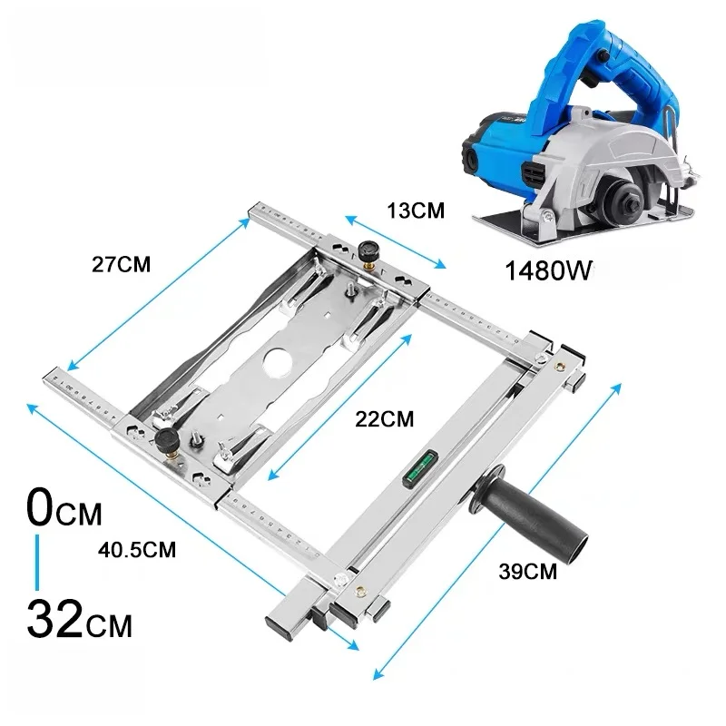 Multi-function Cutting   Woodworking Small Bottom Plate Modified Bracket Positioning Backing