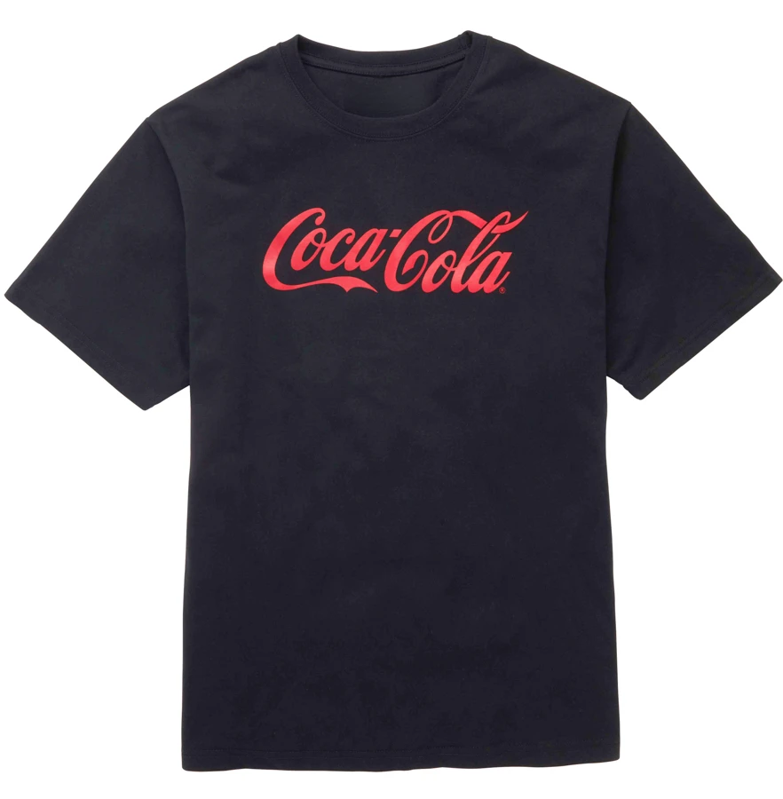 Y2k Cola Hollow Script Unisex Cotton Tee Graphic Printing High-end Luxury Unisex Style Both of Men and Women