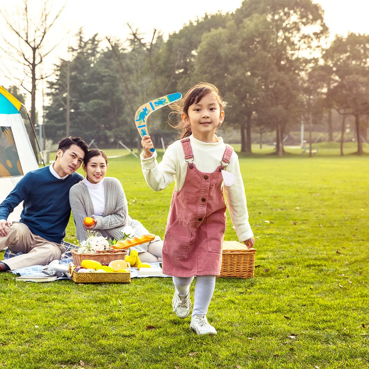 

2 шт. деревянных бумеранги для детей, традиционные подарки, игрушки для игр на открытом воздухе