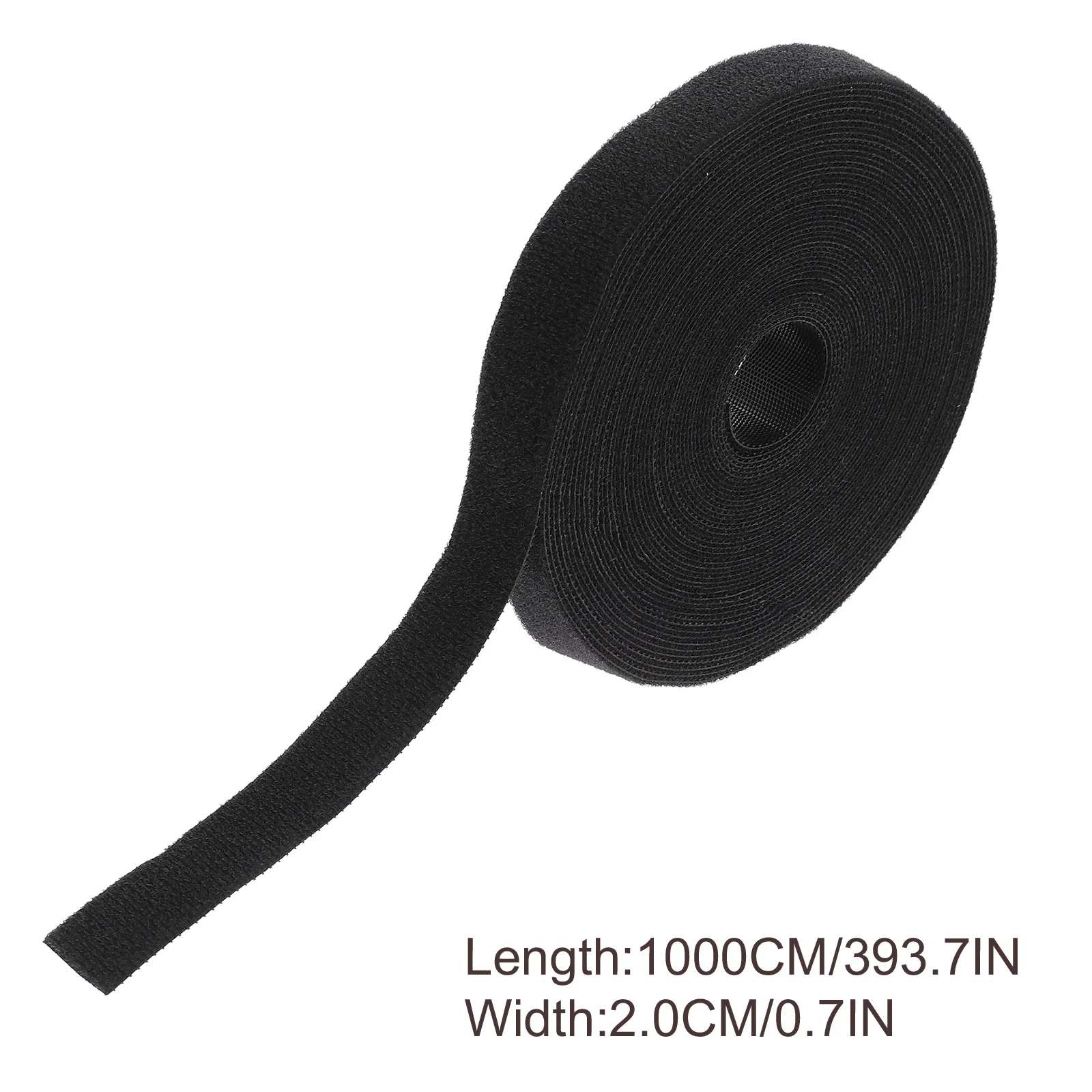 

1 Roll Self-Adhesive Cable Strip Sticky Cord Organizer Strap Practical Cable Ties for Power Pc Speaker Microphone Wire