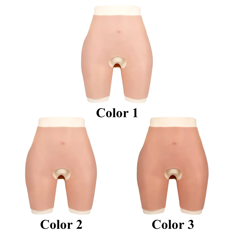 80-110cm Waist Suit Open Crotch Buttocks 1.1-2.8cm Enhanced Silicone Pants Hip Lifter Sexy Hip Lifting Buttocks Butt Enhancing