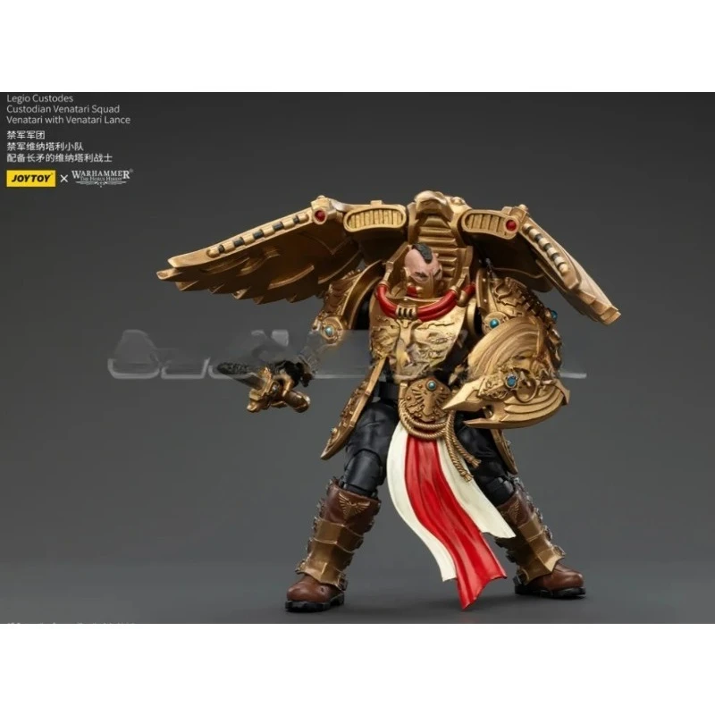 

In Stock Original JOYTOY 40K Legio CustodesCustodian Venatari SquadVenatari with Venatari Lance1/18 Action Figure Anime Series
