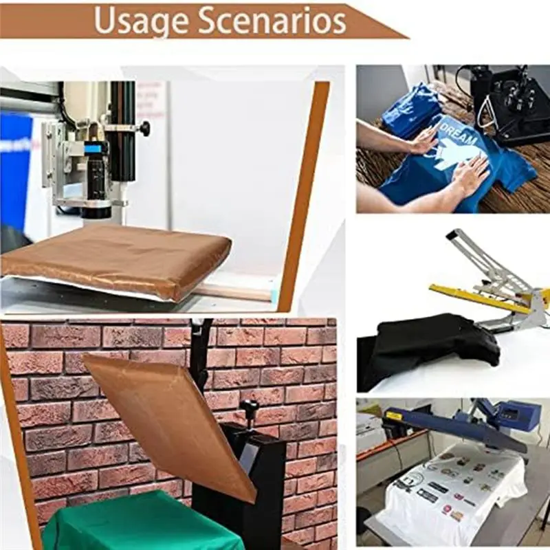 Ingenious-2 PCS Heat Press Platen Wrap Cover For Protecting Sublimation Heat Pressing Machine A White