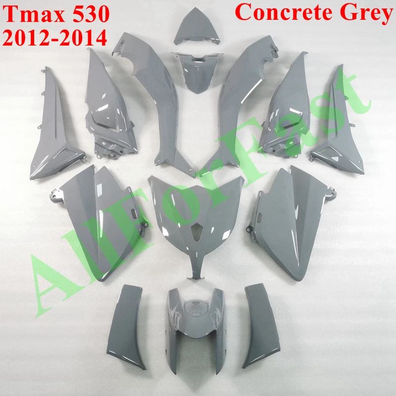 

Concrete Grey Fairing Kits For Yamaha Tmax 530 2012-2019 Concrete Gray Bodywork Panel Cowl Set For Yamaha T-max 560 2020-2024