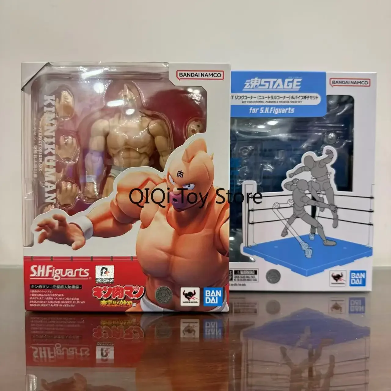 

Bandai SHF Muscle Man Супермен's Ancestor Chapter Wrestling с кольцом Мотал Готовые изделия ручной работы