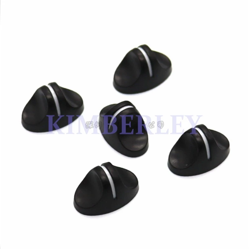 10PCS 18x11x10.5mm Black White Straight Slide Potentiometer Push Key Cap 4MM Hole Mixer Fader Cap Plastic Volume Control Knob