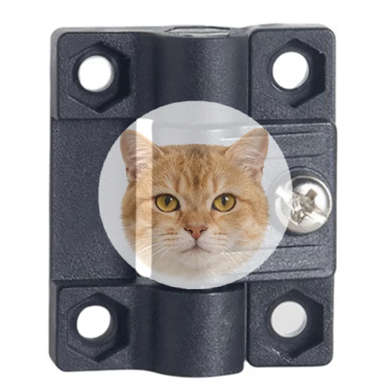 Popular PA Electric Cabinet Box Hinges Black Damping Hinges Industrial Equipment Metal Cabinet Door Hinges