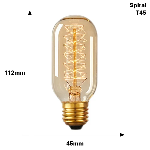 E27 Retro Edison Lamp 220V 40W ST64 G80 G95 G125 Ampul Vintage Edison Lamp Gloeilamp Home Decor gloeilamp