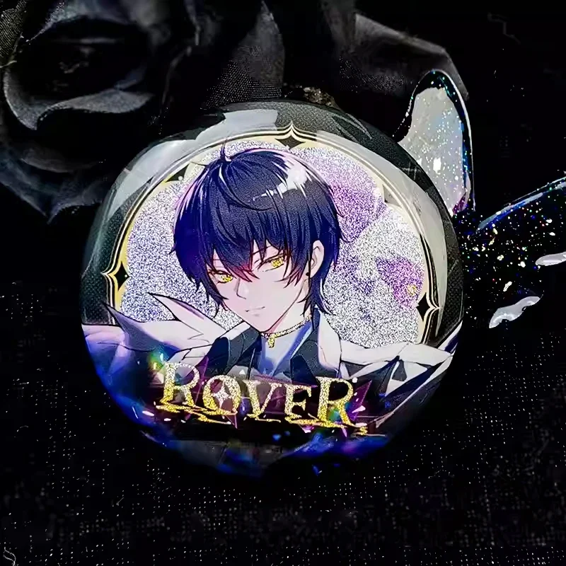 Game Anime Wuthering Waves Rover Cartoon Acrylic Stand Figure Display Model Cosplay Badge Laser Ticket Desktop Decor Gift