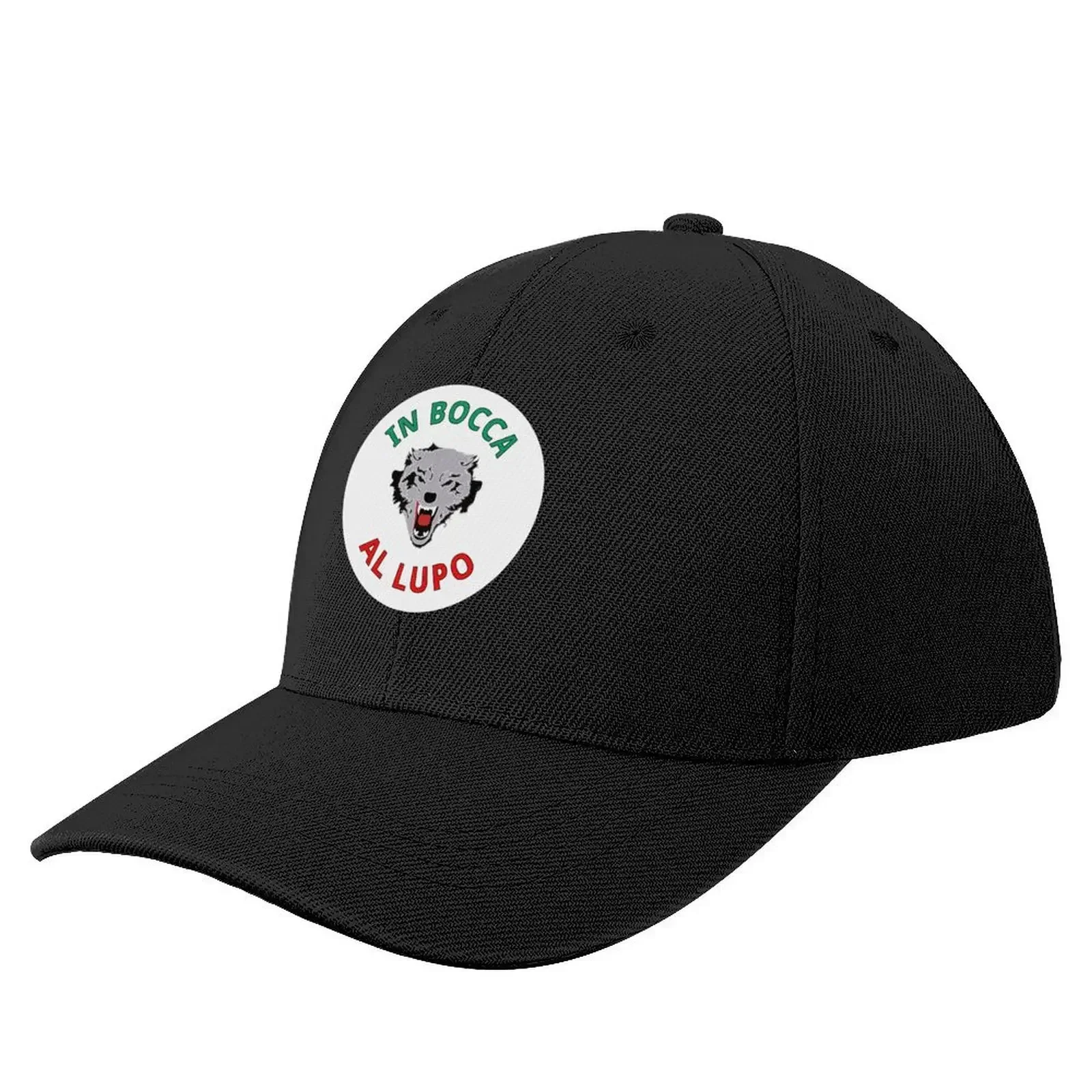 

In Bocca Al Lupo - Italian Good Luck Baseball Cap Sunhat Golf Cap birthday Golf Men Women's