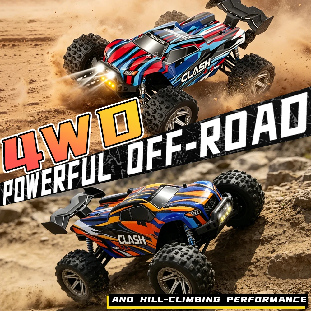 

WLtoys 1:14 4WD Brushless RC Car 60KM/H High Speed All Terrain Off-Road Truck Remote Control Racing Vehicle Toy Gift for Kids