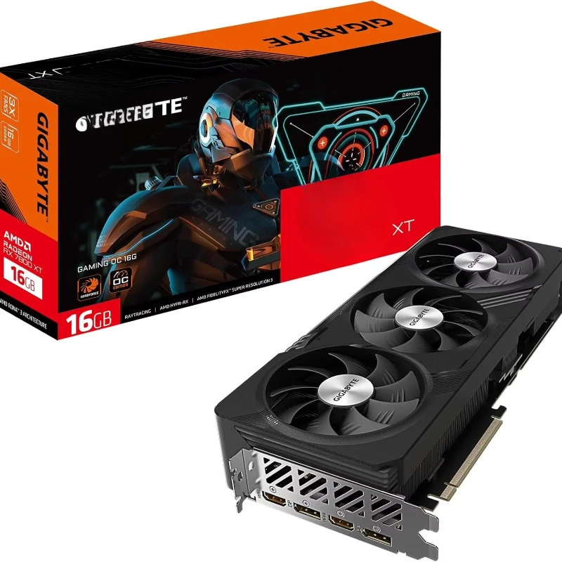 

Radeon RX 7800 XT Gaming OC 16g Graphics Card, 3x Wind Fan 16gb 256-bit GDDR6