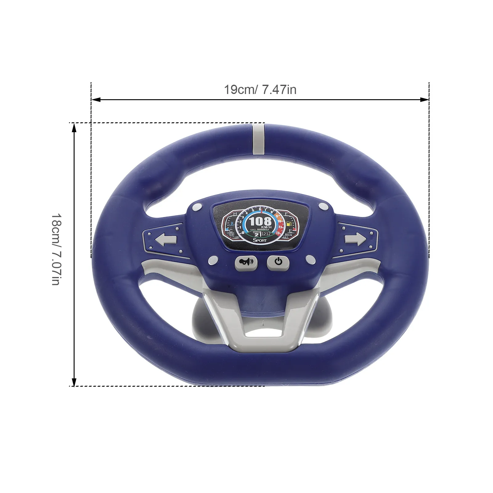 Simulated Racing Steering Wheel For Kids Interactive Play Steering Wheel With Lights Sounds Baby Driving Simulator Pretend Play