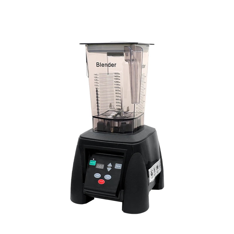Linkrich BL-666B Commercial Super Juice/Meat Blender Heavy Duty 2L Immersion Mixer Single Speed Setting Milk Plastic Glass 220V