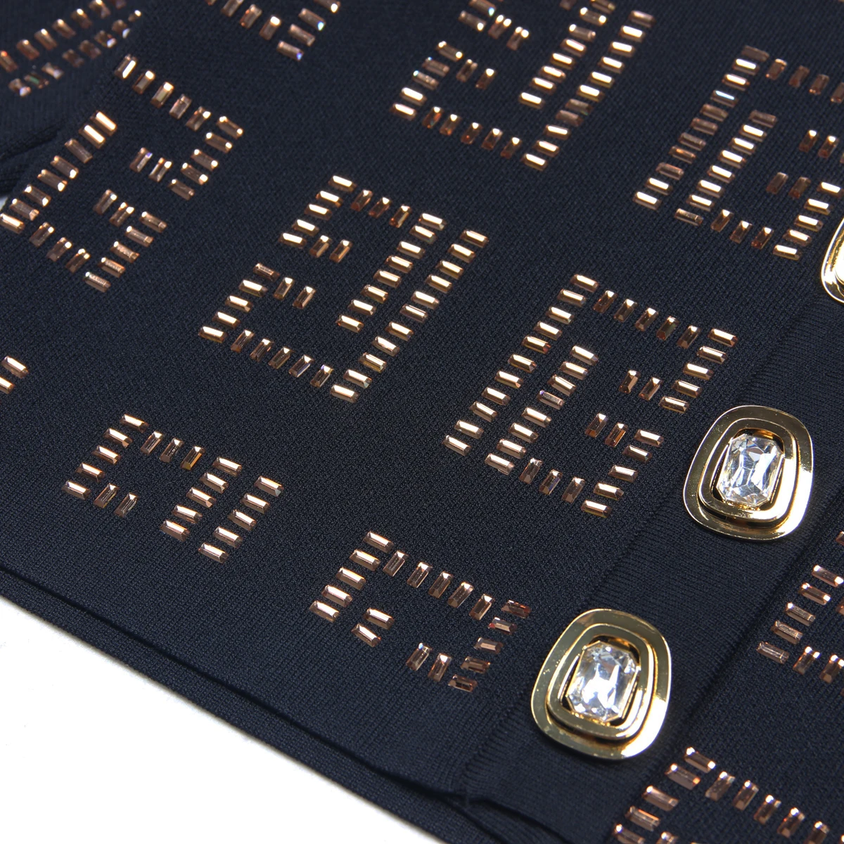 Mantel Wol Modis Baru Musim Semi dan Musim Gugur Mantel Kardigan Rajutan Wanita Lengan Panjang Kerah V Kancing Berlian Panas Tugas Berat