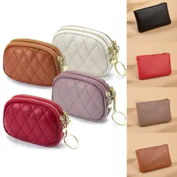 Portamonete da donna di moda portamonete da donna Mini portafoglio borsa portaoggetti con cerniera portachiavi pochette portamonete portamonete a doppio strato