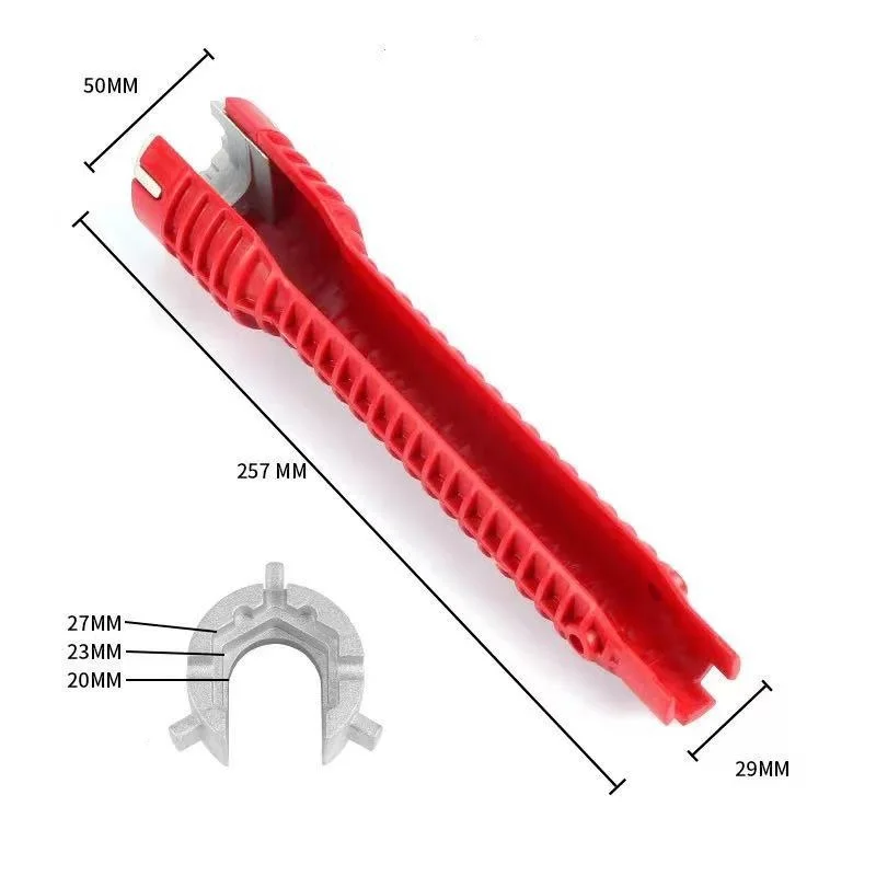 8 In 1/5 In 1 Flume Wrench Sink Faucet Plumbing Tools Wrench 8 In 1 Multifunctional English Key Repair Plumbing Wrench Tool