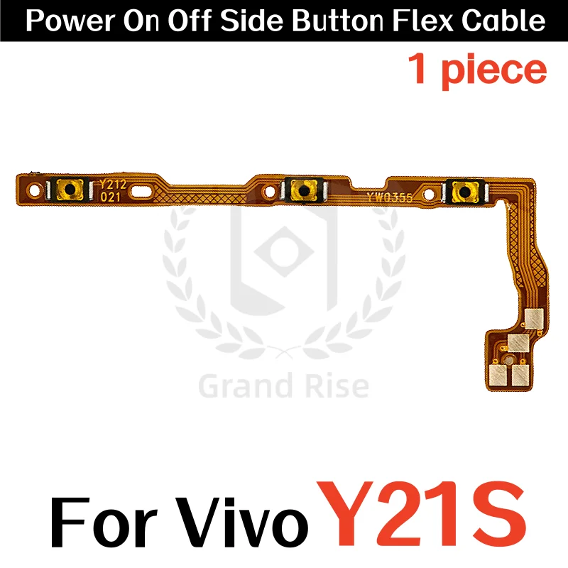 VIVO Power On Off  Volume  Side Button Flex Cable for Vivo  Y02 Y02S Y03 Y3 Y04 Y5S Y7S Y9S Y10 Y15 Y17S Y20 Y21S Y22 Y28 Y29