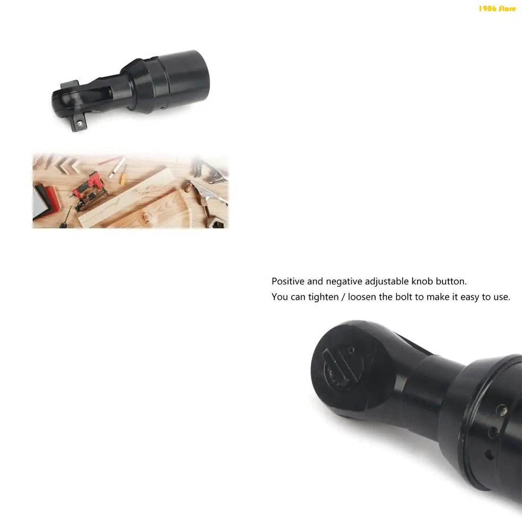 U1JB Ratchet Wrench Head 3/8 Inch Square Drives Heavy Duty Tool for Electric Cordless Ratchet Wrench Industrial Grade