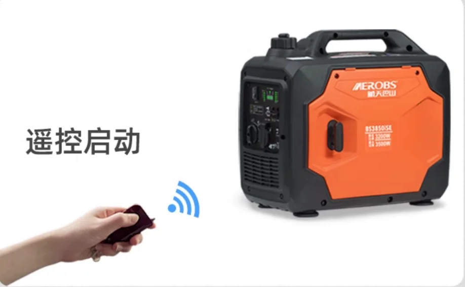 Gasoline generator 220V household small silent variable frequency outdoor camping stall portable emergency