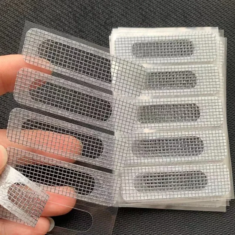 20pcs Anti mosquito stickers with high viscosity for drainage holes  doors windows  and drainage outlets  one-time hole patching