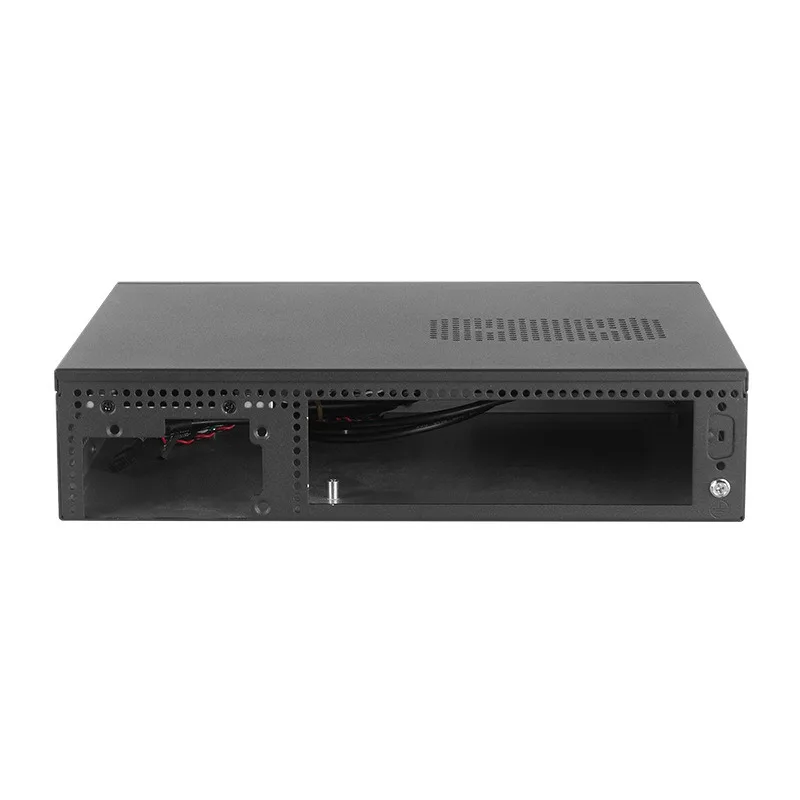 Control micro HTPC industrial computer host aluminum panel with metal switch