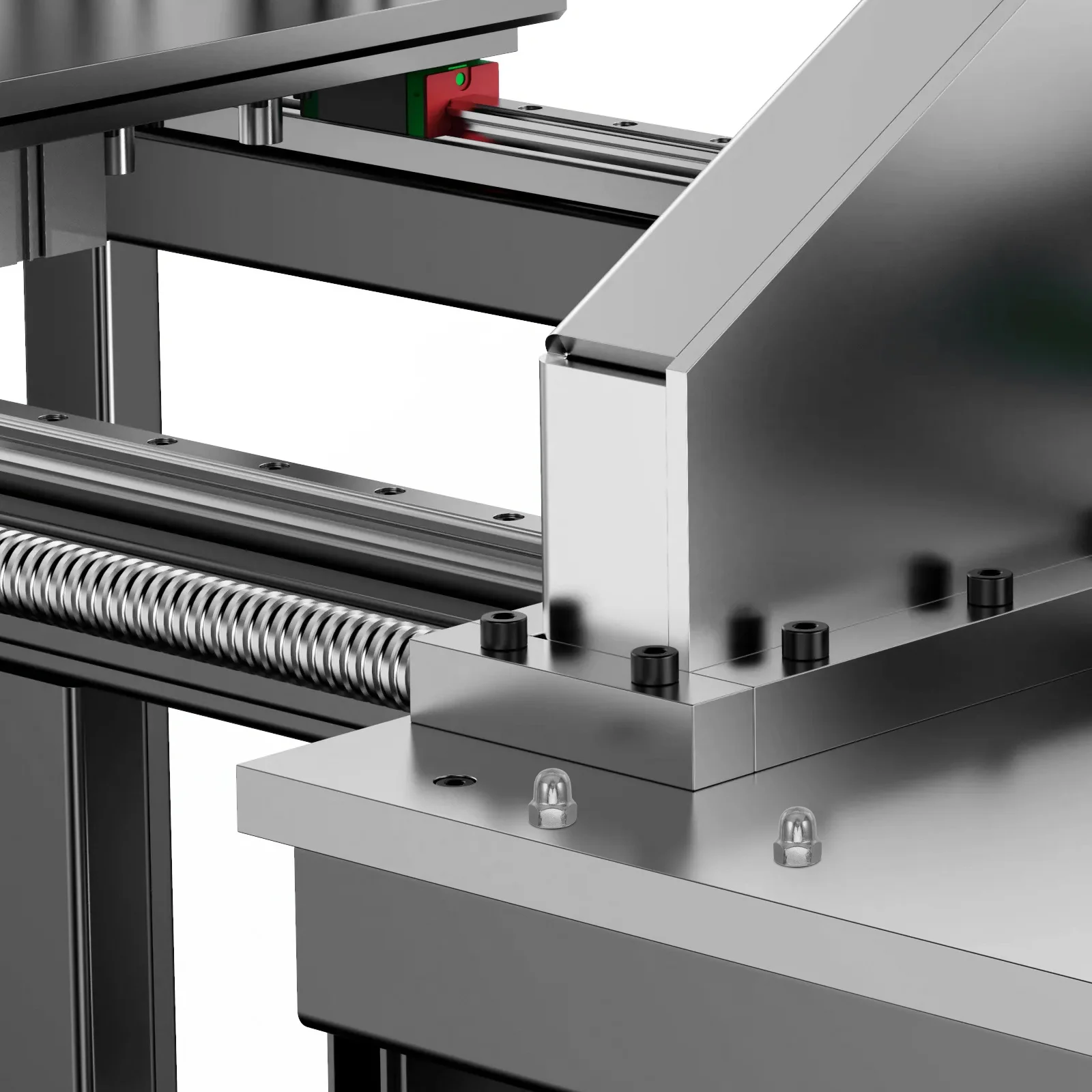 

60Pcs Stainless Steel Hexagon Cap Nuts Dome Acorn Cap Protective Nut Covers for Furniture Automotive Fence Post Hardware