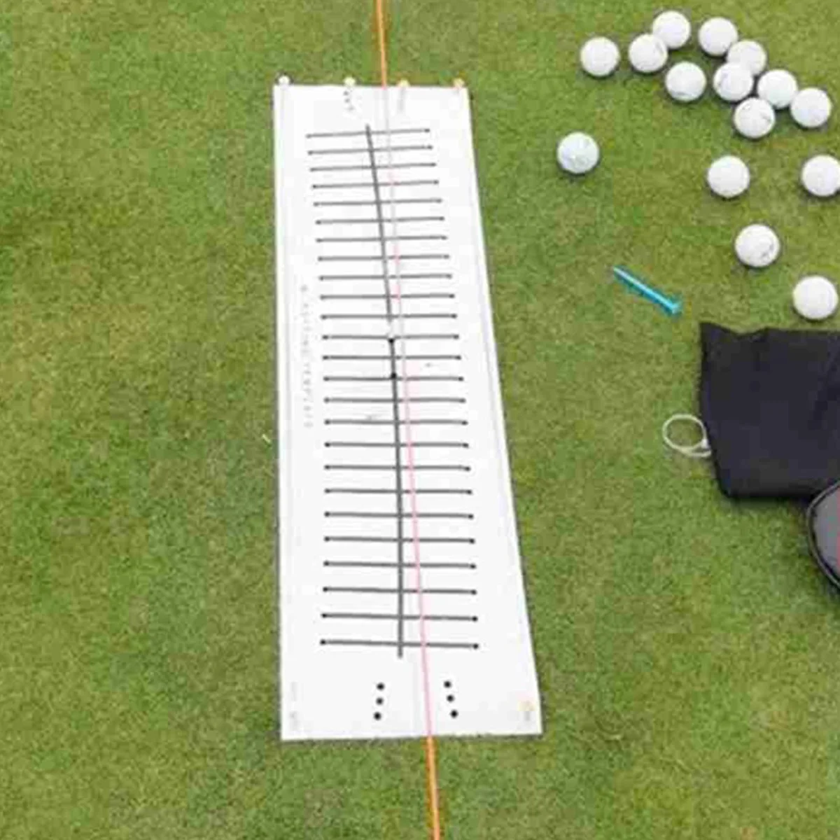 Golf Putter Putting Mat Trainer Indoor Putting Green Pad Equipment Golf Hitting Line Training Aids Blanket Kit