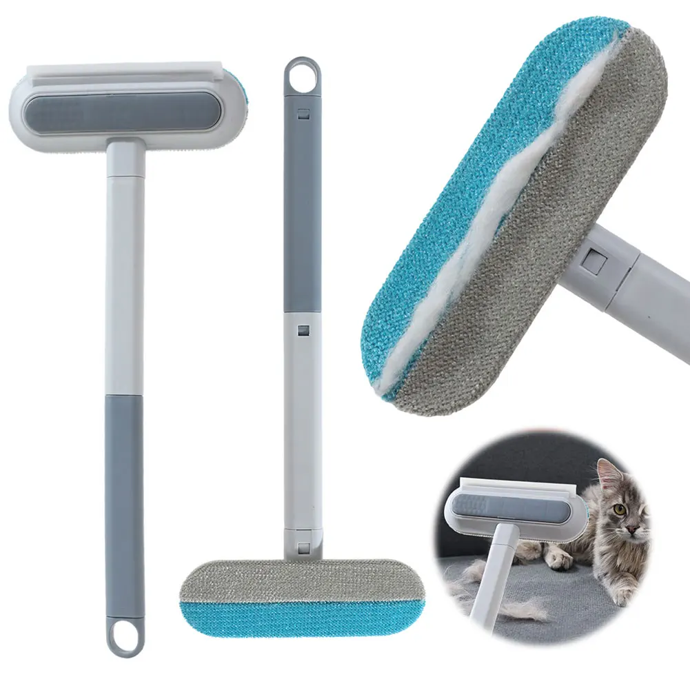 Brosse d'épilation multifonctionnelle pour animaux de compagnie, brosse à Long manche pour vêtements de chien, brosse à peluches, fournitures pour animaux de compagnie