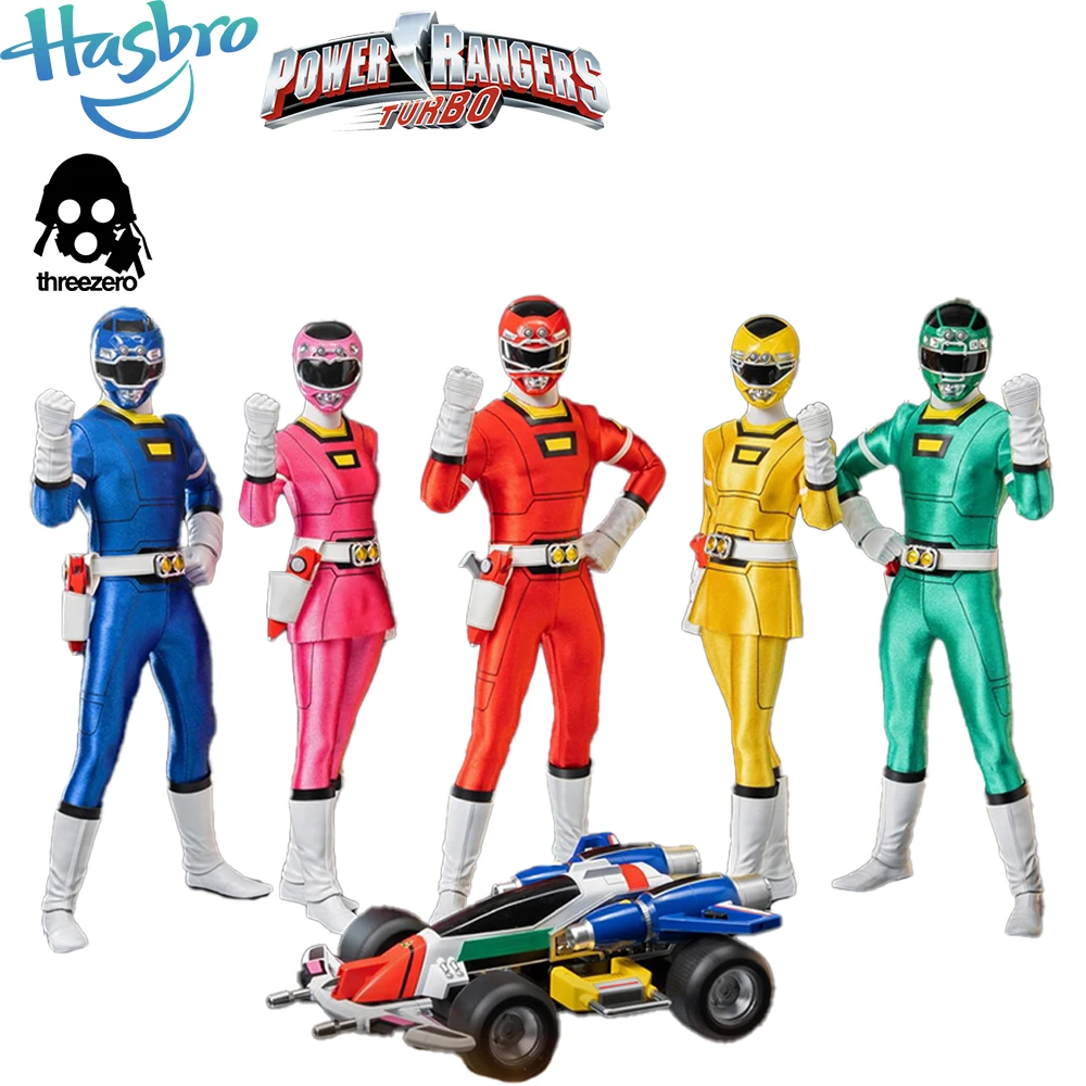 Pre Sale Original Hasbro Threezero Figzero Power Rangers Turbo Collection Action Figures Model Toys Gifts for Fans Kids